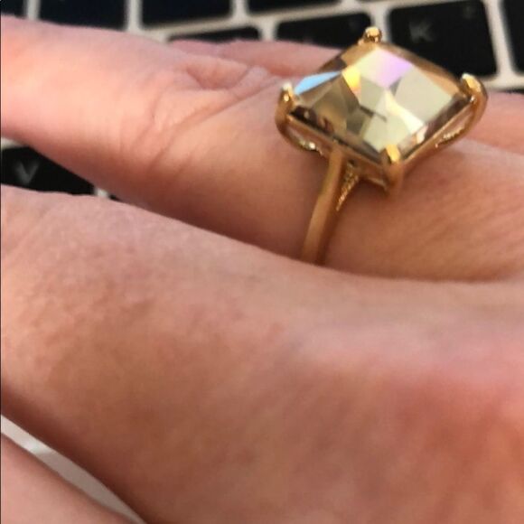 Swarovski authentic crystals Ring Gold plated - Picture 3 of 7